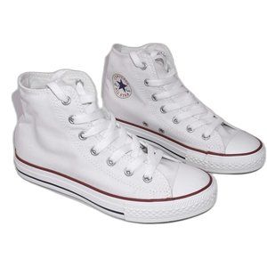 Converse White Youth Size: 2.5 All Star High Top Sneakers Brand New NIB